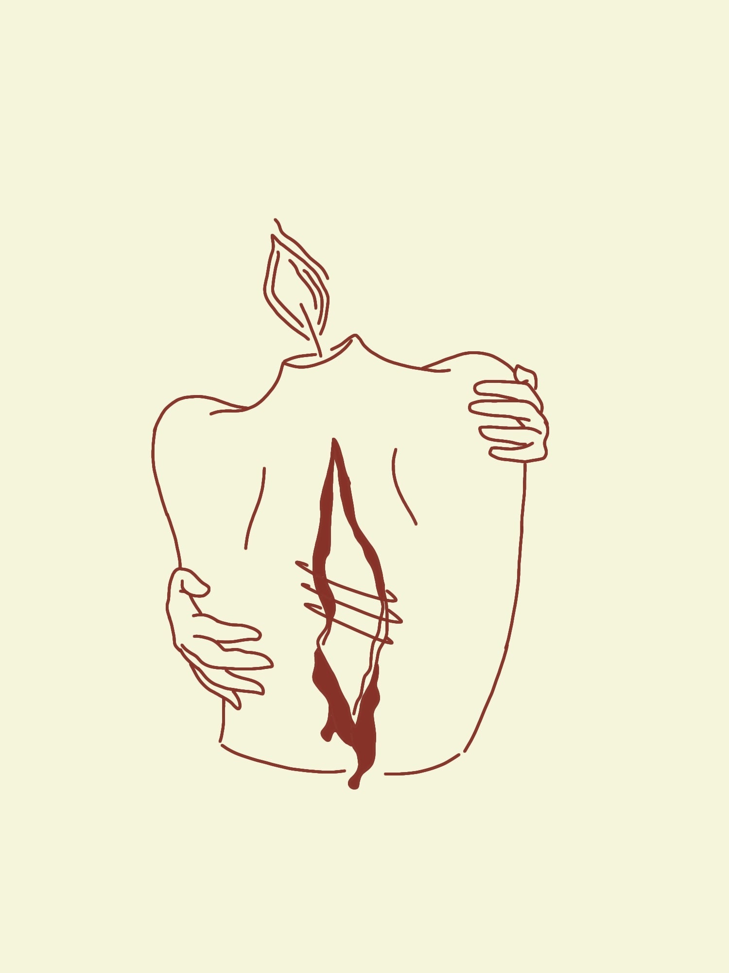 The body takes it to the grave